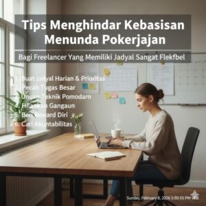 Tips Menghindari Kebiasaan Menunda Pekerjaan Bagi Freelancer Yang Memiliki Jadwal Sangat Fleksibel